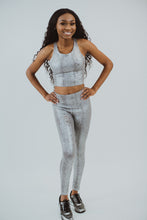 Load image into Gallery viewer, Silver Snake Leggings