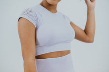 Load image into Gallery viewer, Serena Seamless Cap Sleeve Crop