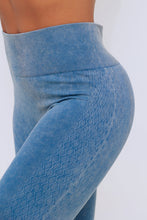 Load image into Gallery viewer, Endless Blue Seamless Leggings